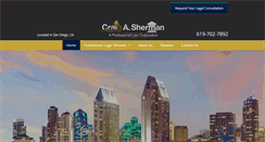 Desktop Screenshot of craigshermanlawoffice.com